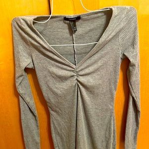 Gray sweater dress!